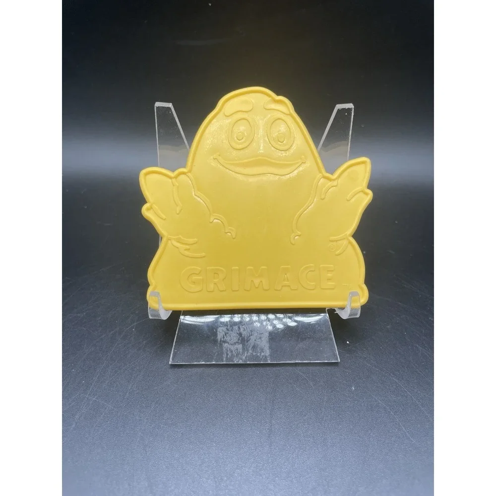 VTG 1980 McDonalds Yellow Grimace Cookie Cutter Mold